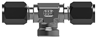 SAE Flareless Female Branch Tee SAE Flareless Female Branch Tee