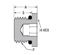 Straight Thread Cap