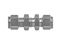 Tube fitting bulkhead union