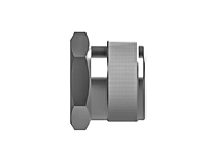 Tube fitting knurled nut Tube fitting knurled nut