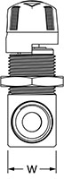 Ball valves- EB Series Series Male NPT LINE SIDE