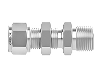 Tube fitting bulkhead male connectors Tube fitting bulkhead male connectors