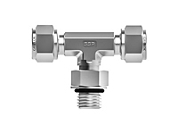 Tube fitting male straight thread branch teel Tube fitting male straight thread branch teel