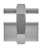 Pipe fitting hex coupling Pipe fitting hex coupling