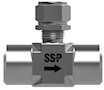 Lift check valve female NPT end connections.