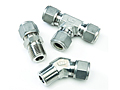 Tube Fitting Tee, Tube fitting maile connector, tube fitting 45° Elbow
